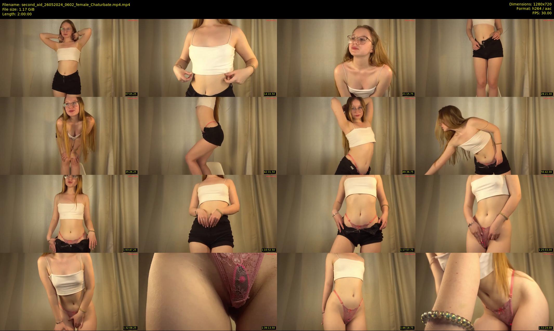 second_aid — 120 minute Chaturbate female cam show recording, 720p, May 26, 2024