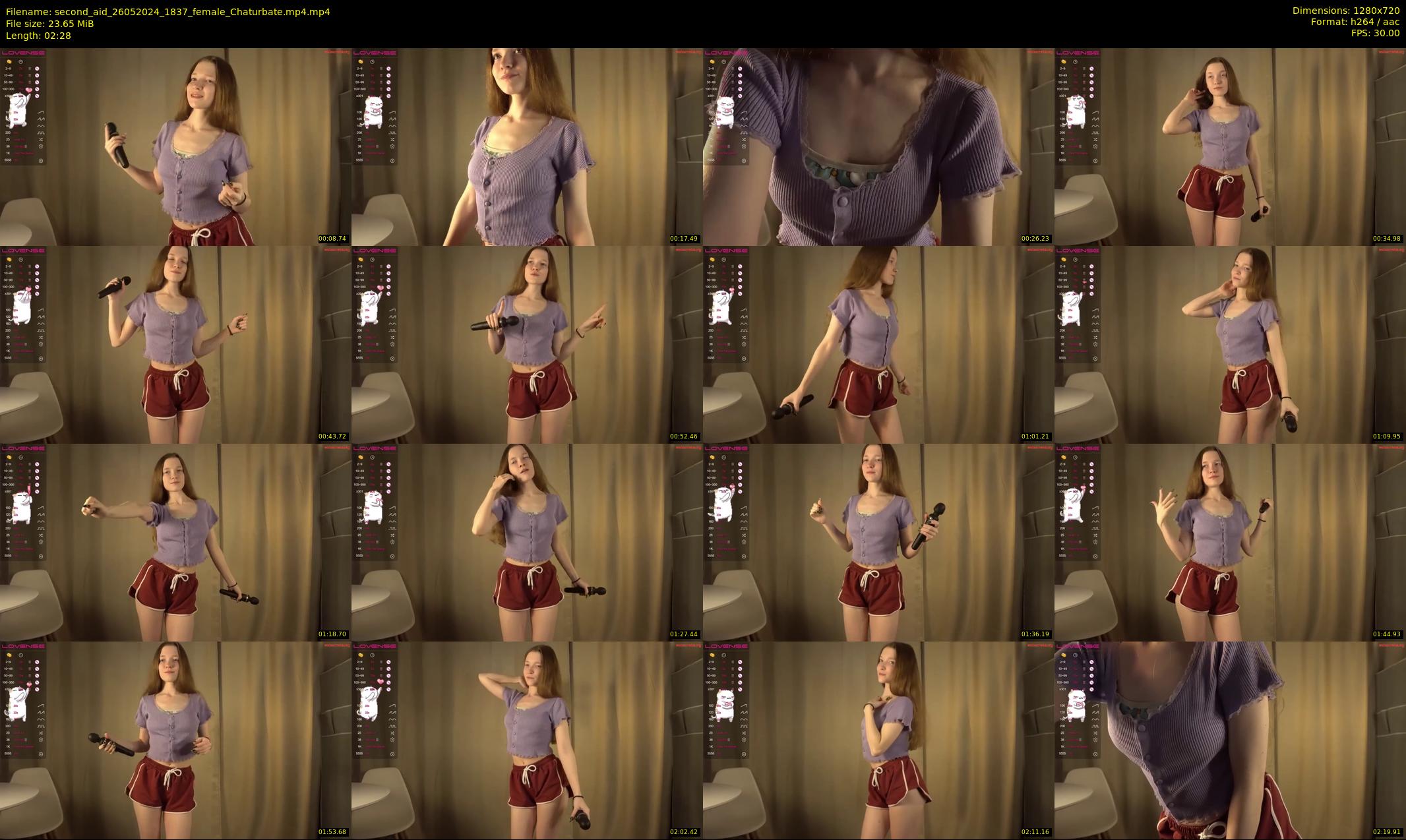 second_aid — 3 minute Chaturbate female cam show recording, 720p, May 26, 2024