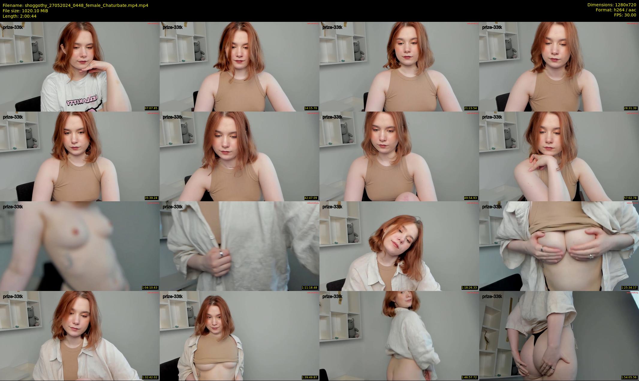 shoggothy — 121 minute Chaturbate female cam show recording, 720p, May 27, 2024