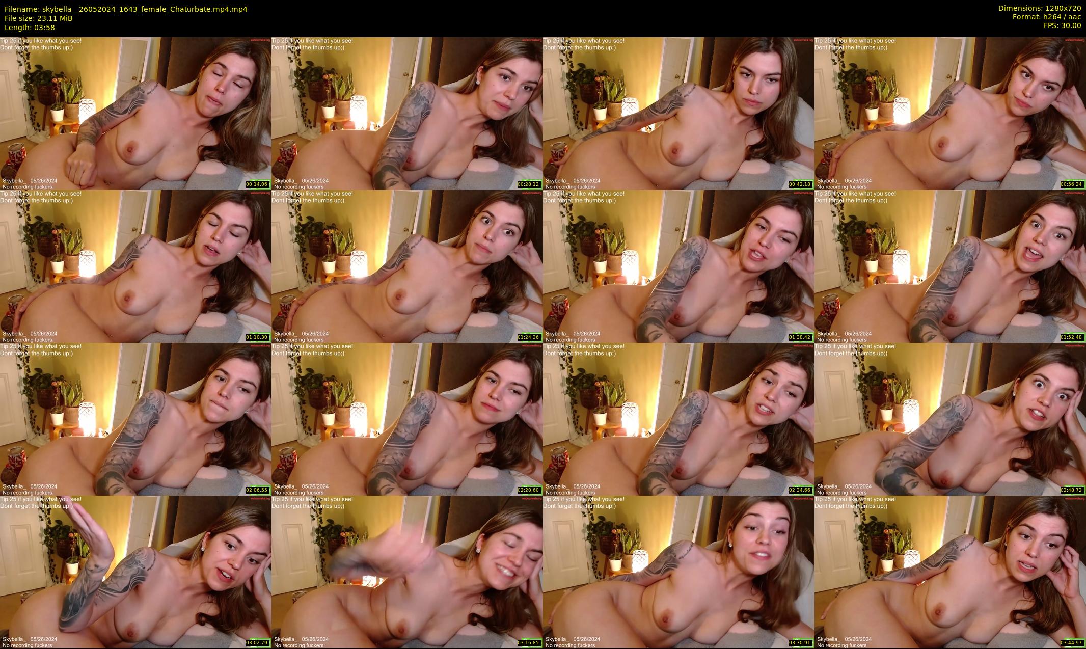 skybella_ — 4 minute Chaturbate female cam show recording, 720p, May 26, 2024