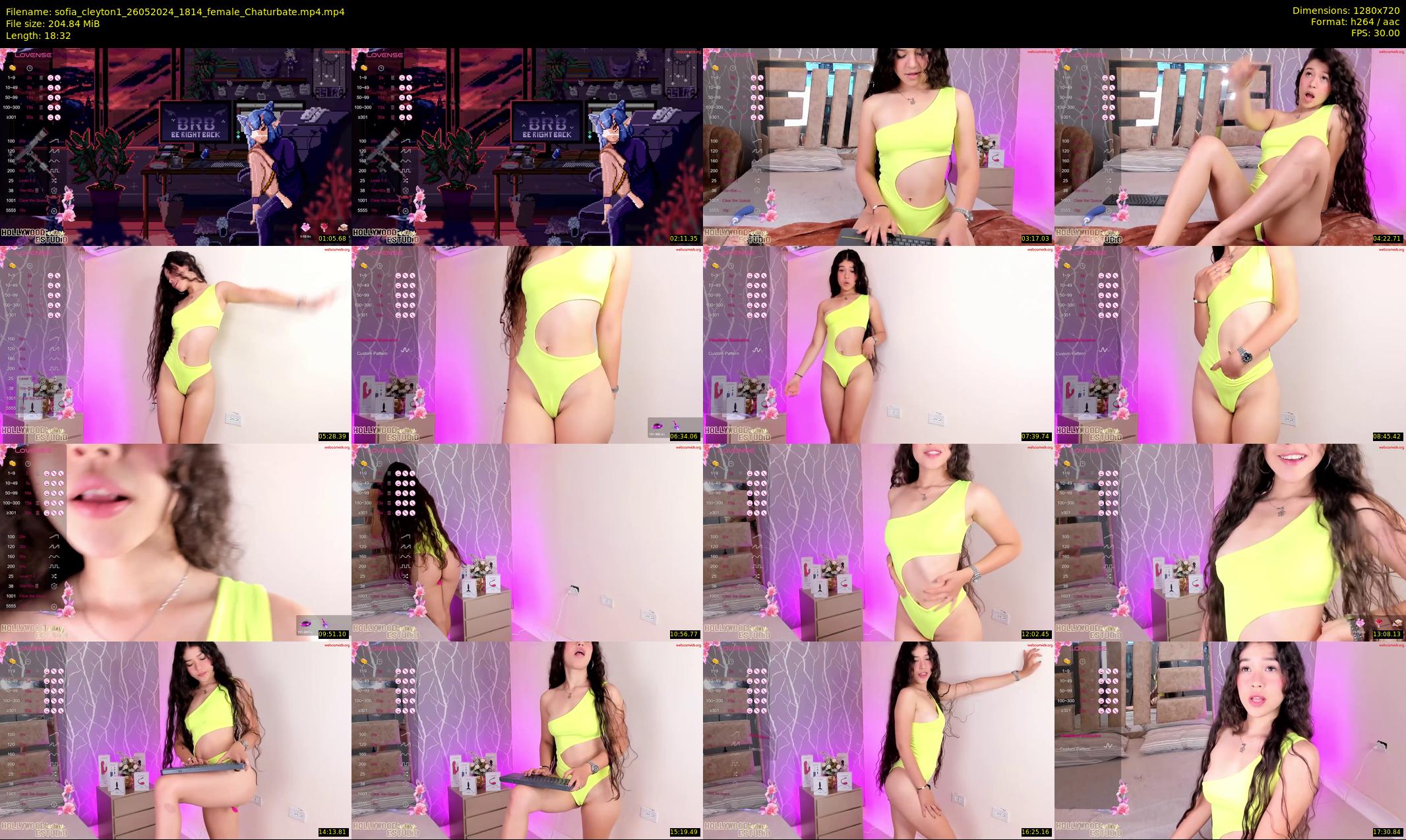 sofia_cleyton1 — 19 minute Chaturbate female cam show recording, 720p, May 26, 2024