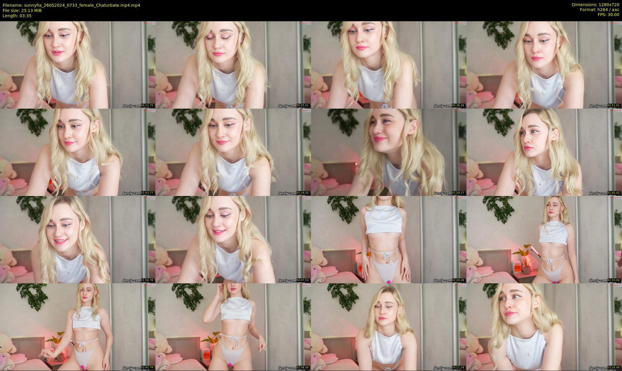sunnyfia — 4 minute Chaturbate female cam show recording, 720p, May 26, 2024