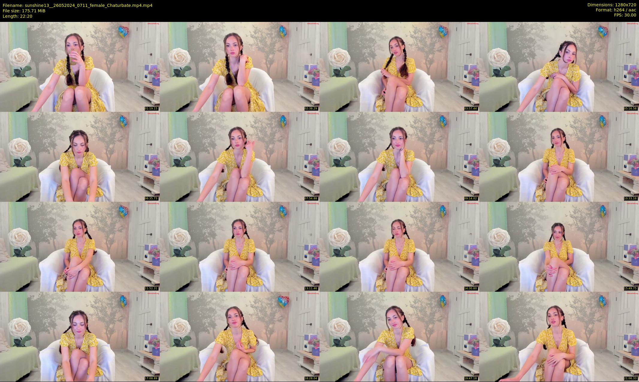 sunshine13_ — 23 minute Chaturbate female cam show recording, 720p, May 26, 2024