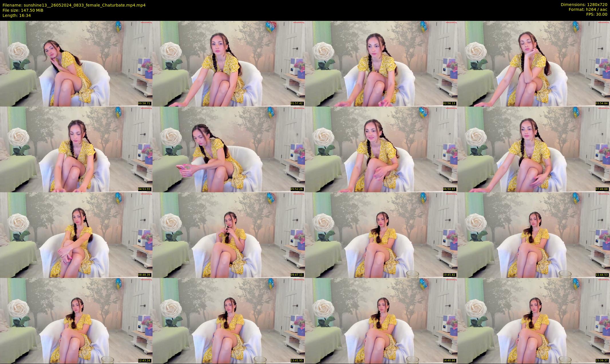 sunshine13_ — 17 minute Chaturbate female cam show recording, 720p, May 26, 2024