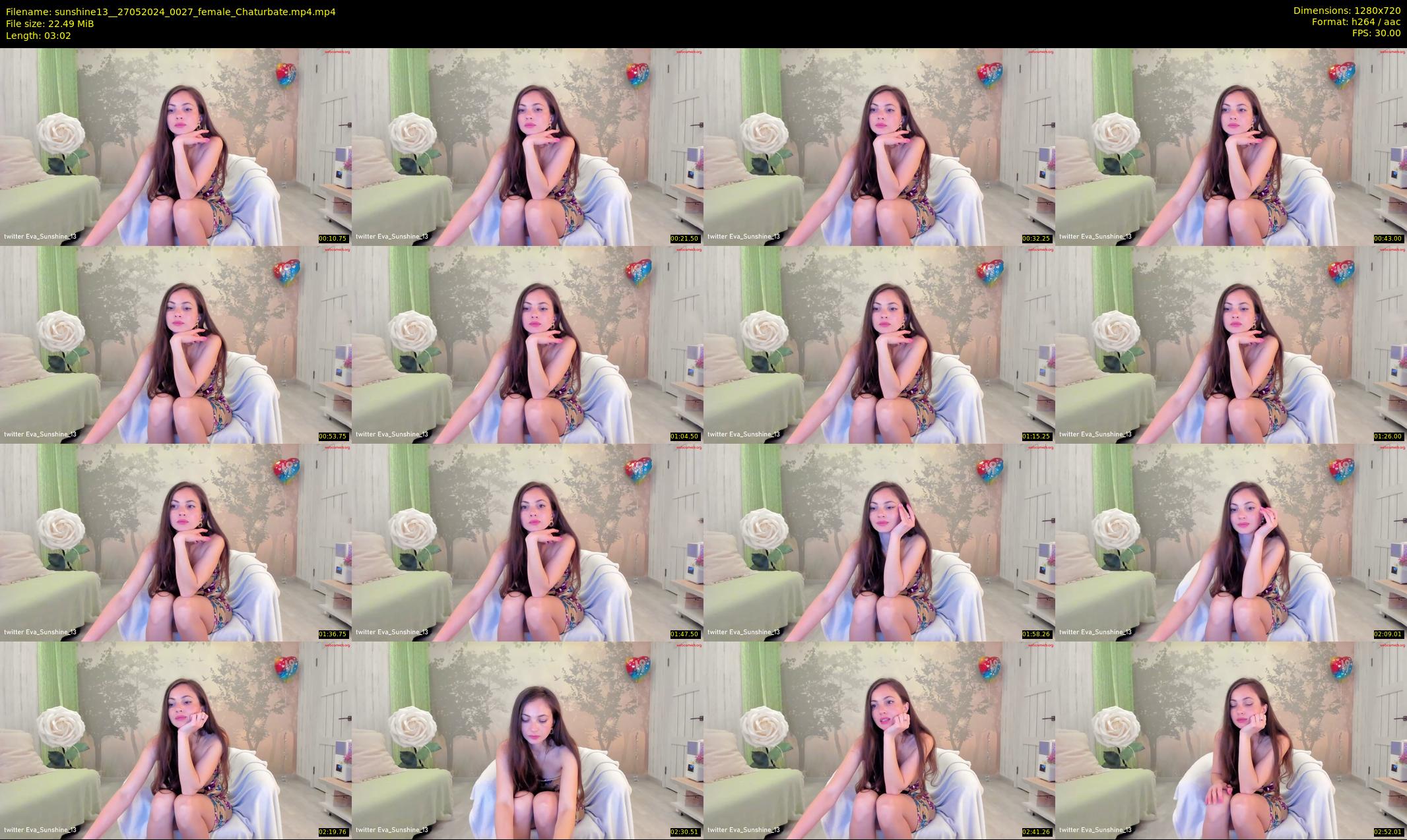 sunshine13_ — 4 minute Chaturbate female cam show recording, 720p, May 27, 2024