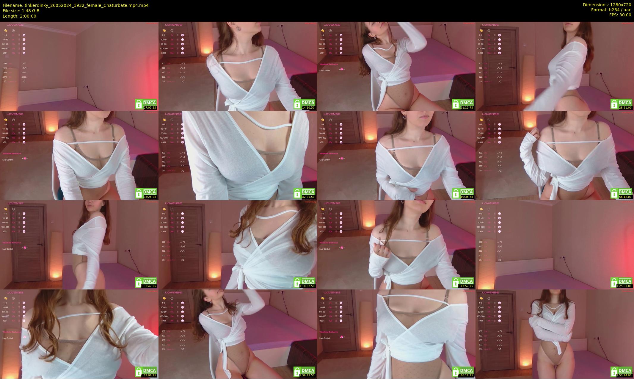 tinkerdinky — 120 minute Chaturbate female cam show recording, 720p, May 26, 2024