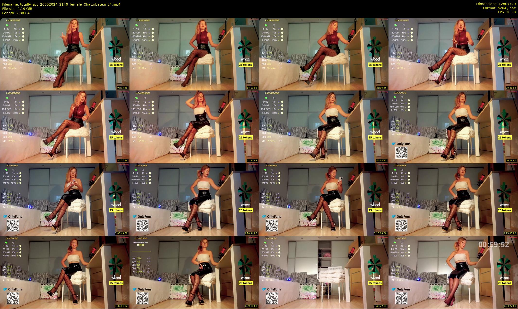 totally_spy — 121 minute Chaturbate female cam show recording, 720p, May 26, 2024