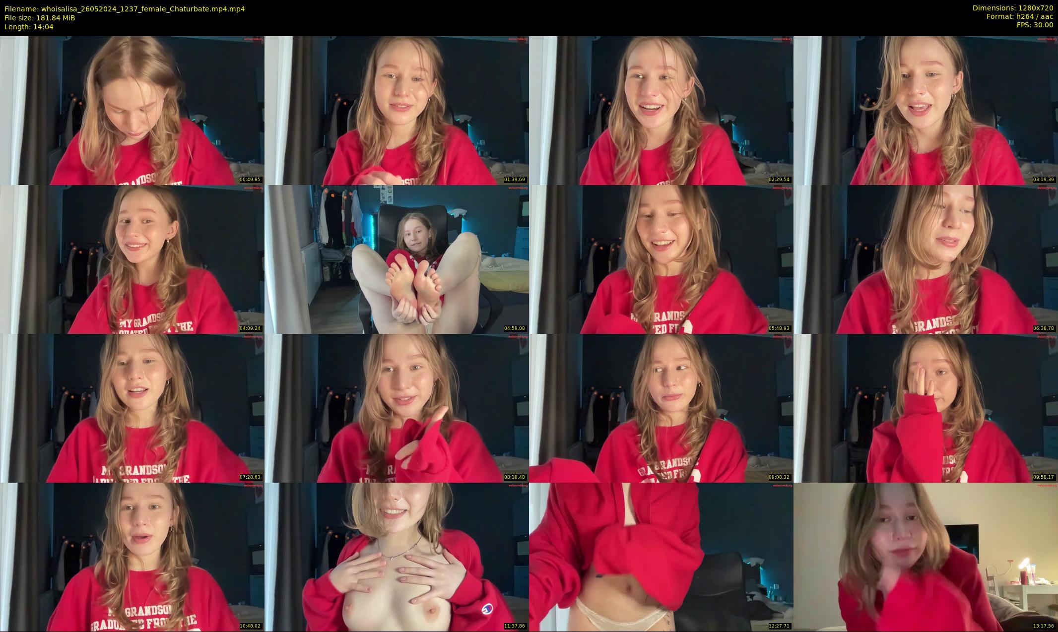 whoisalisa — 15 minute Chaturbate female cam show recording, 720p, May 26, 2024
