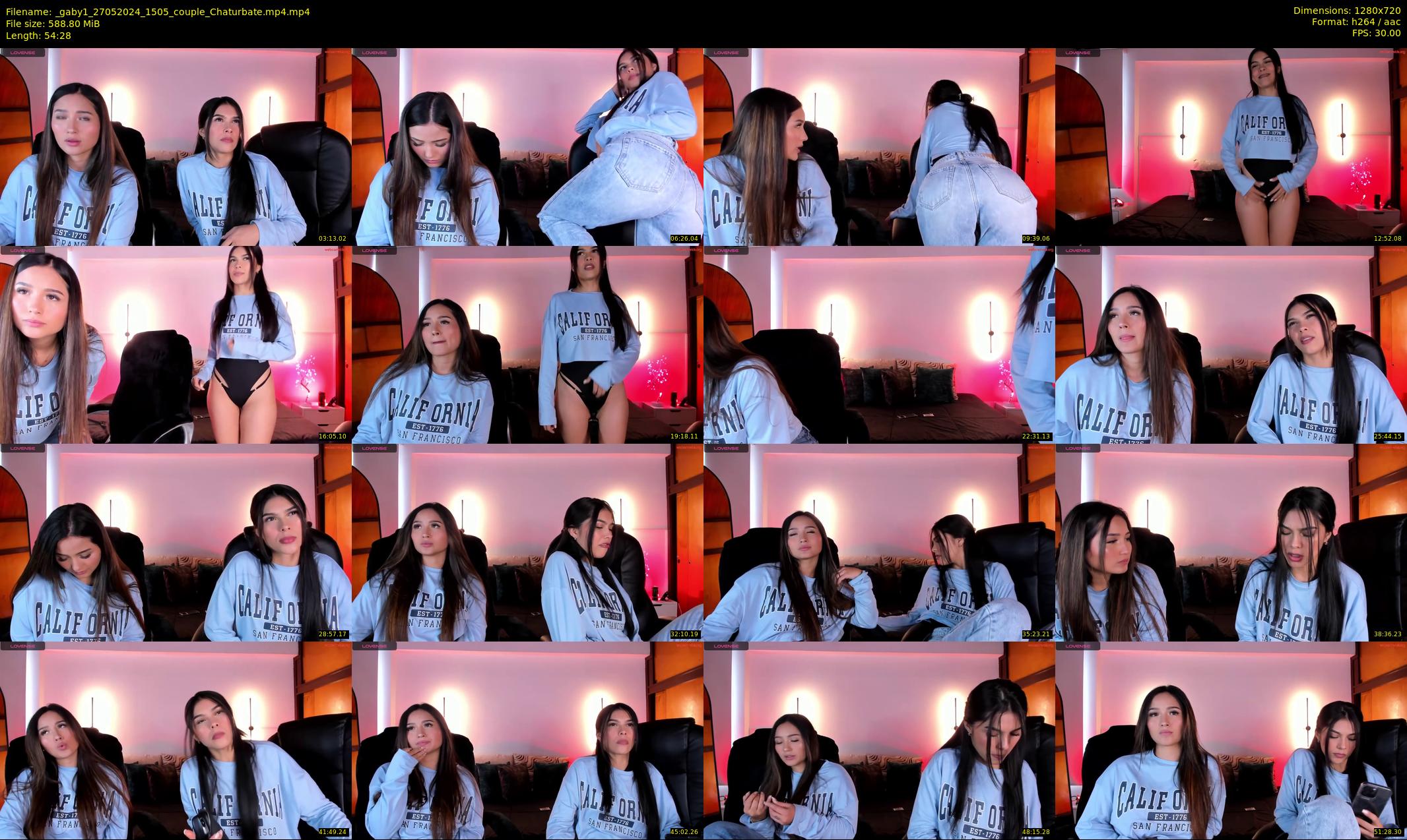 _gaby1 — 55 minute Chaturbate female cam show recording, 720p, May 27, 2024