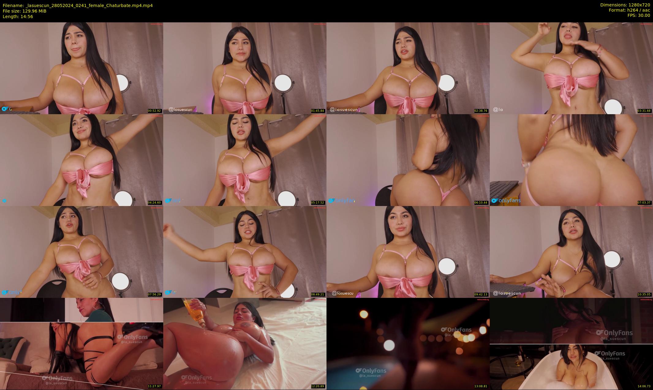 _lasuescun — 15 minute Chaturbate female cam show recording, 720p, May 28, 2024