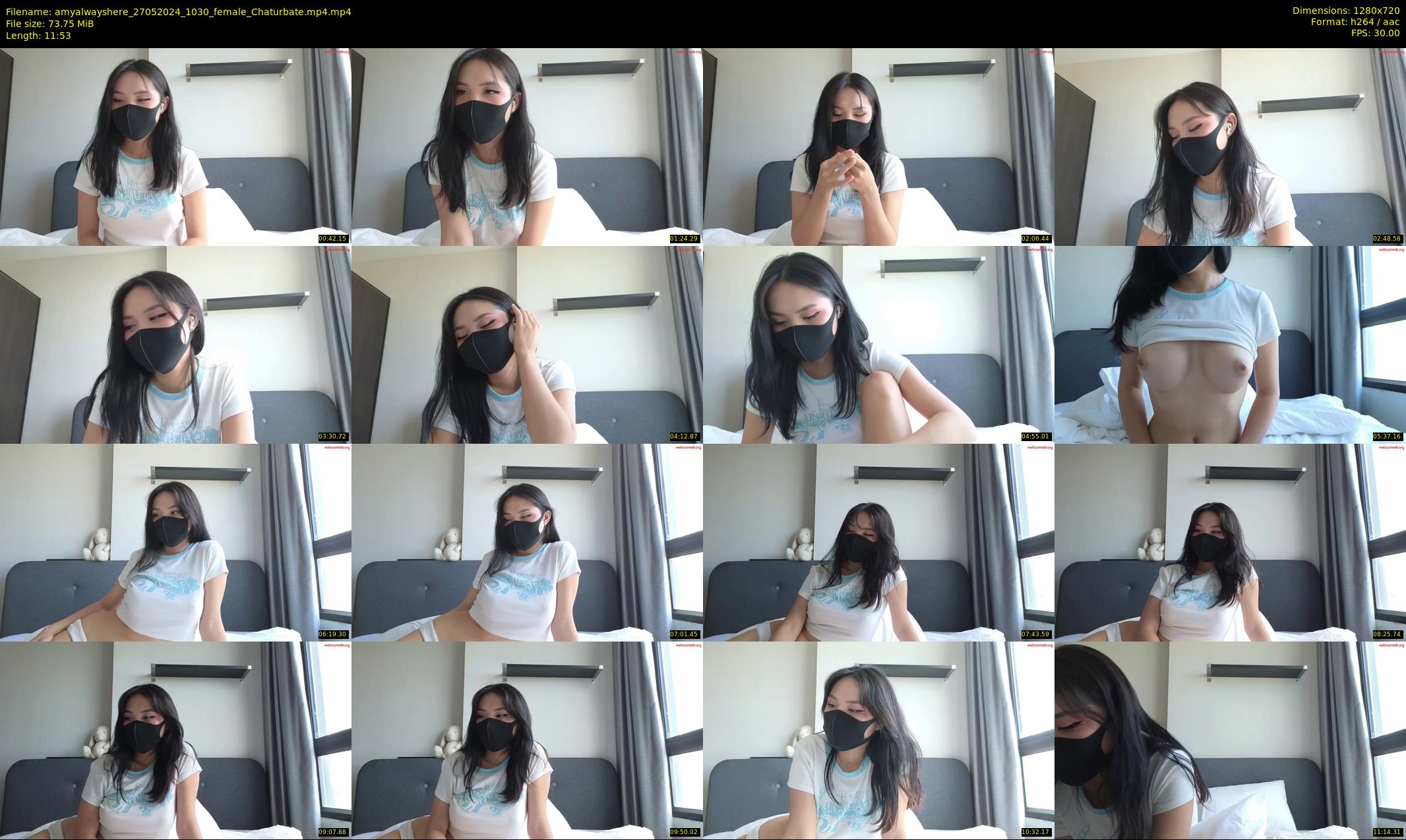 amyalwayshere — 12 minute Chaturbate female cam show recording, 720p, May 27, 2024