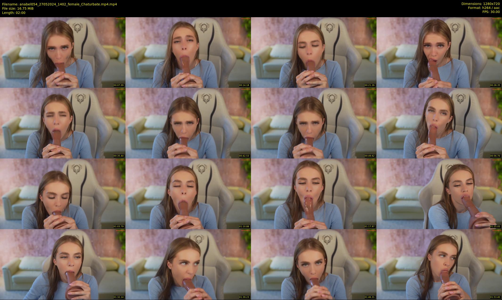 anabel054 — 2 minute Chaturbate female cam show recording, 720p, May 27, 2024