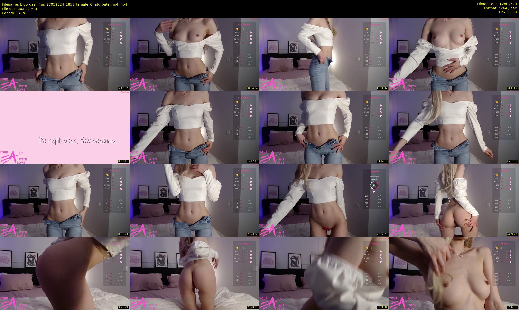 bigorgasm4us — 35 minute Chaturbate female cam show recording, 720p, May 27, 2024