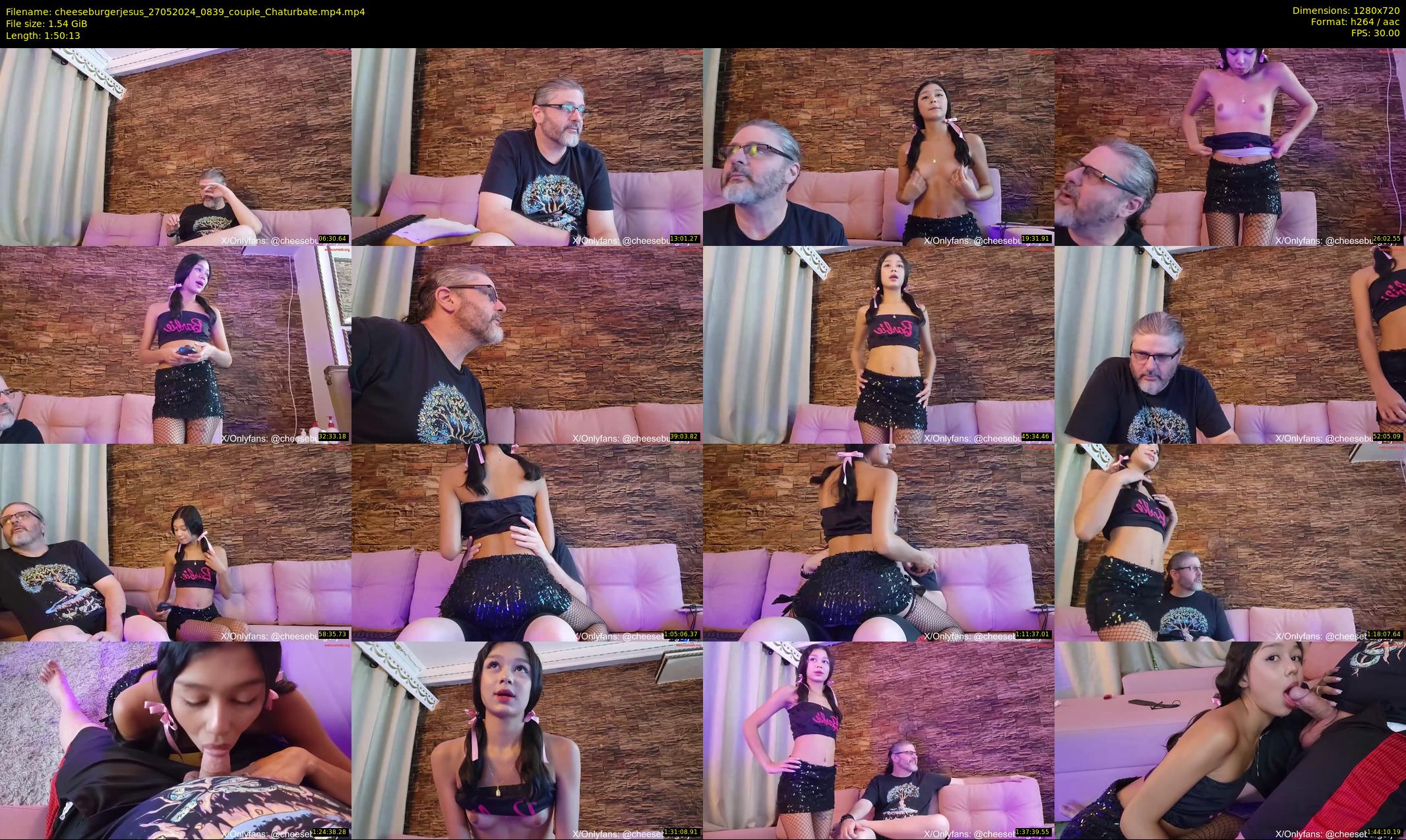 cheeseburgerjesus — 111 minute Chaturbate couple cam show recording, 720p, May 27, 2024