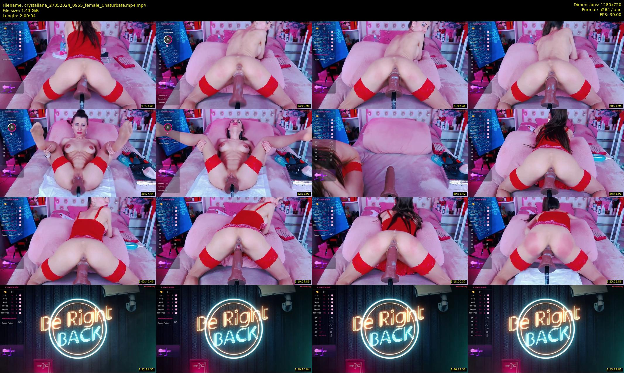 crystallana — 121 minute Chaturbate female cam show recording, 720p, May 27, 2024