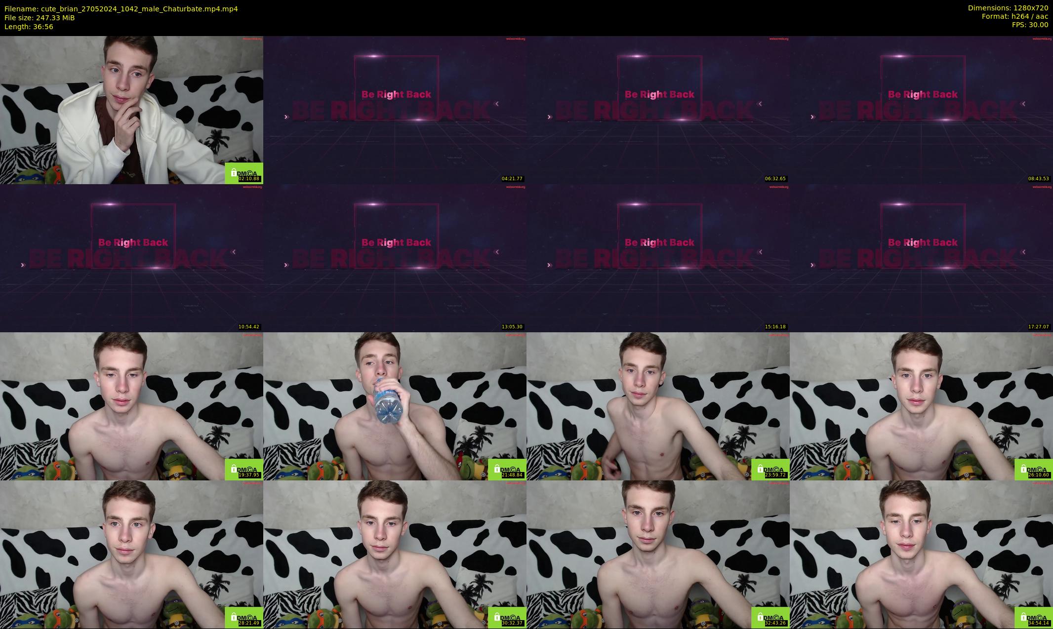 cute_brian — 37 minute Chaturbate male cam show recording, 720p, May 27, 2024