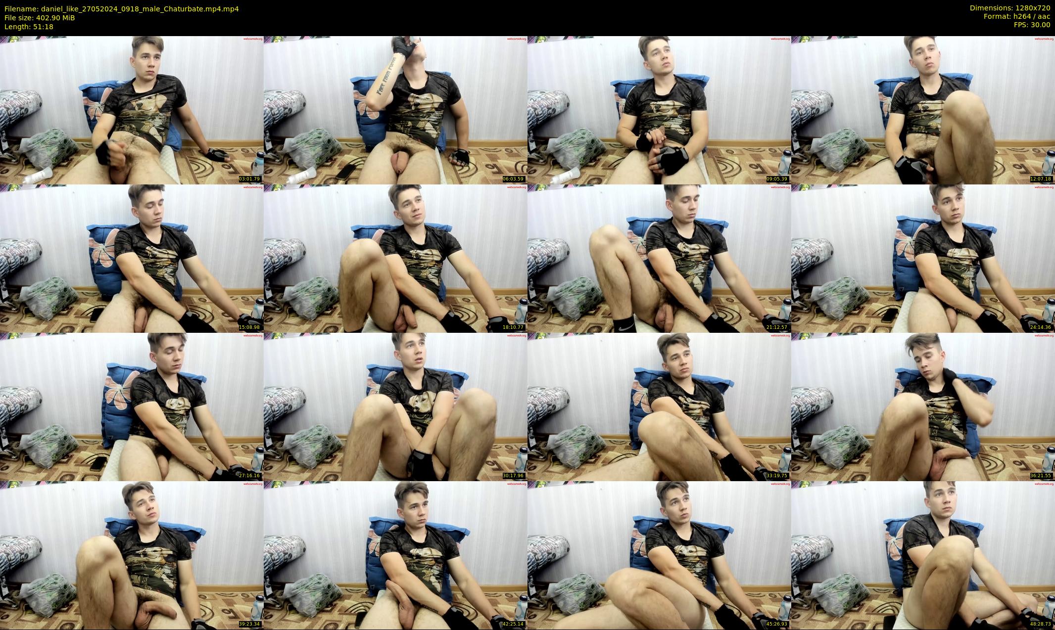 daniel_like — 52 minute Chaturbate male cam show recording, 720p, May 27, 2024