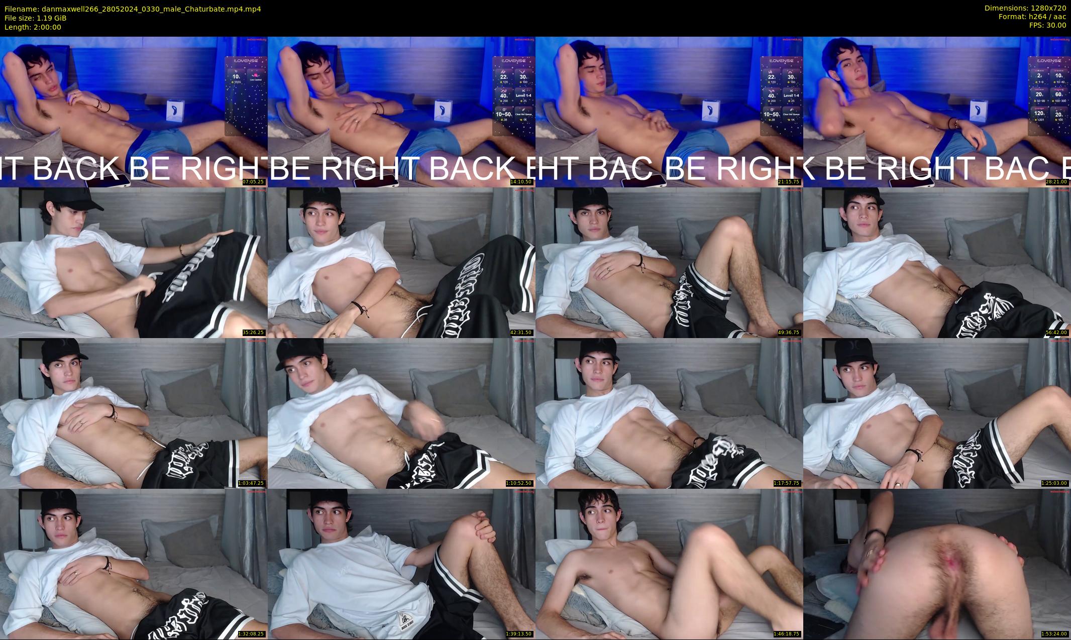 danmaxwell266 — 120 minute Chaturbate male cam show recording, 720p, May 28, 2024