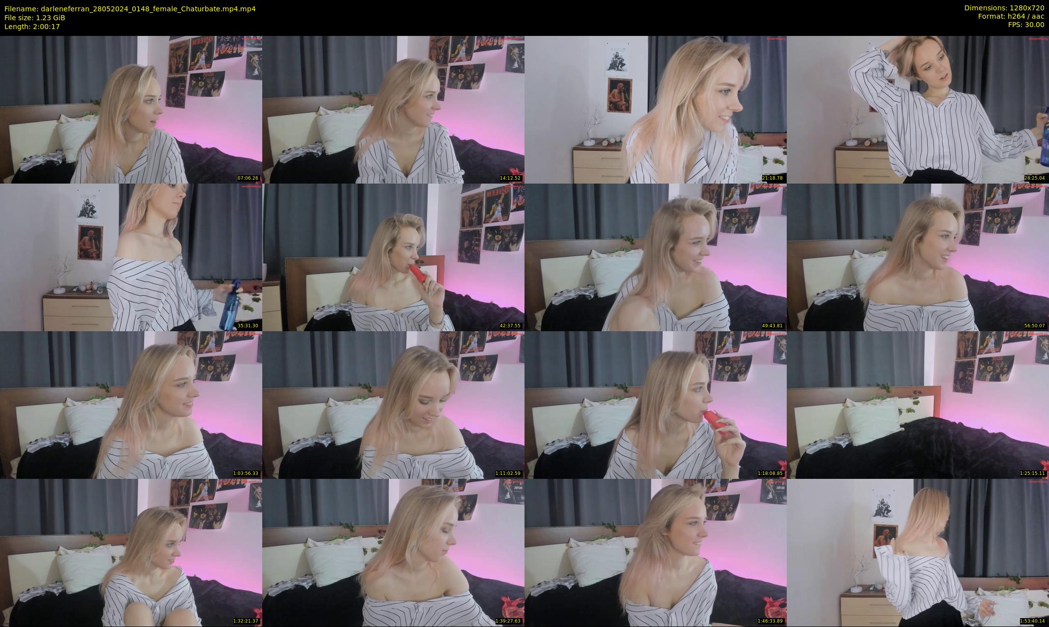 darleneferran — 121 minute Chaturbate female cam show recording, 720p, May 28, 2024