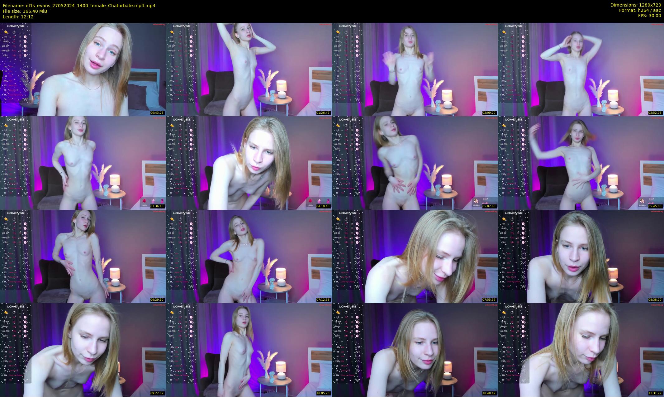 el1s_evans — 13 minute Chaturbate female cam show recording, 720p, May 27, 2024