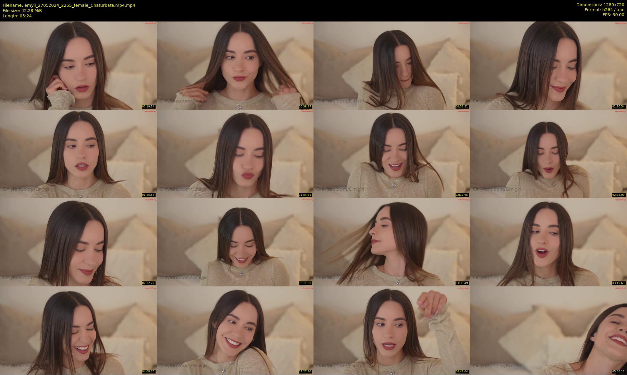 emyii — 6 minute Chaturbate female cam show recording, 720p, May 27, 2024
