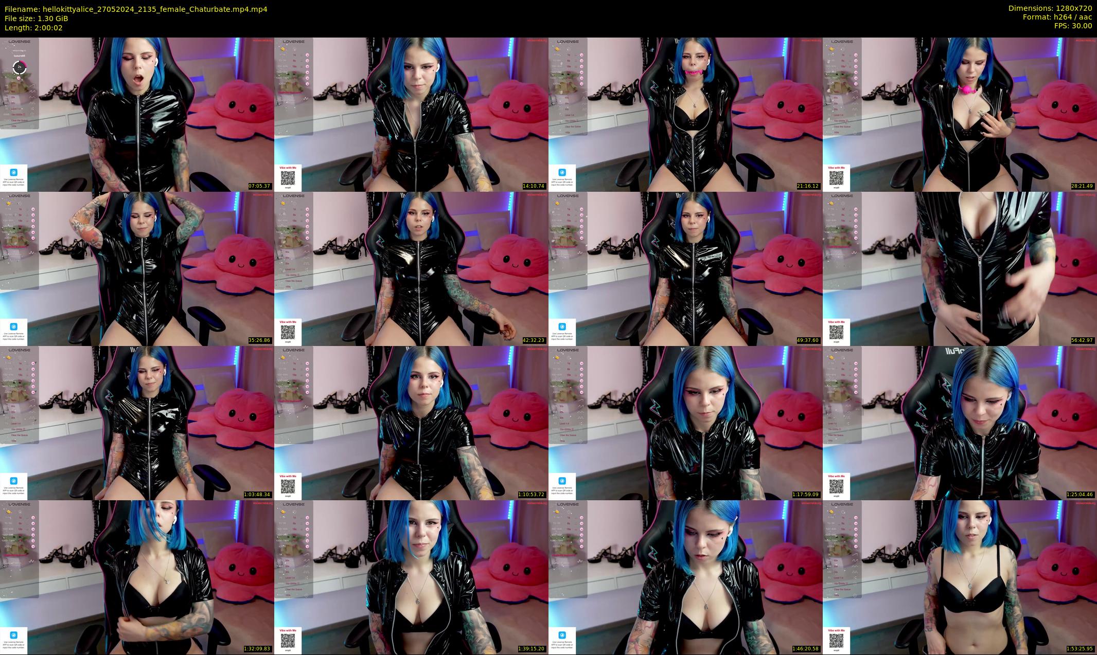 hellokittyalice — 121 minute Chaturbate female cam show recording, 720p, May 27, 2024