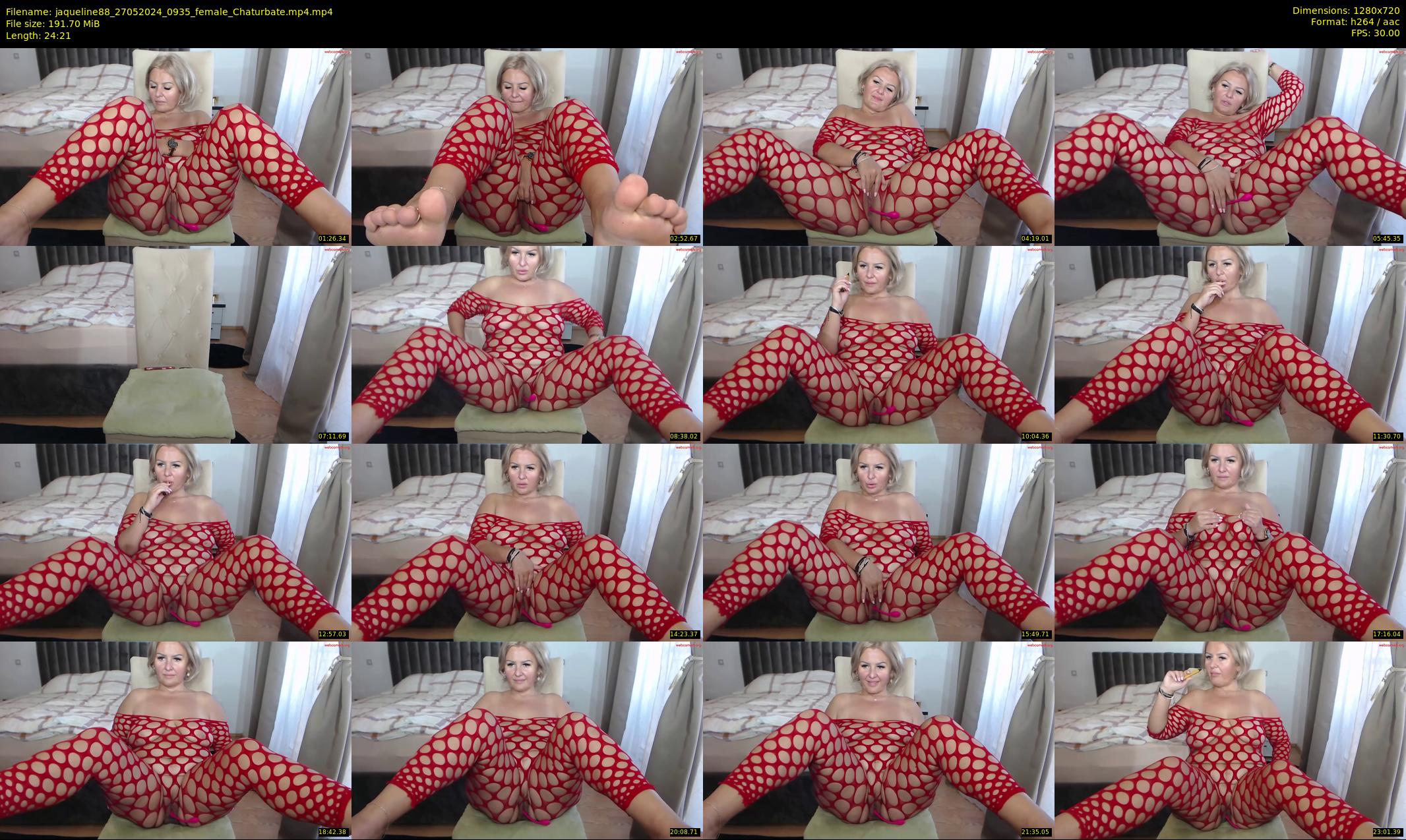 jaqueline88 — 25 minute Chaturbate female cam show recording, 720p, May 27, 2024