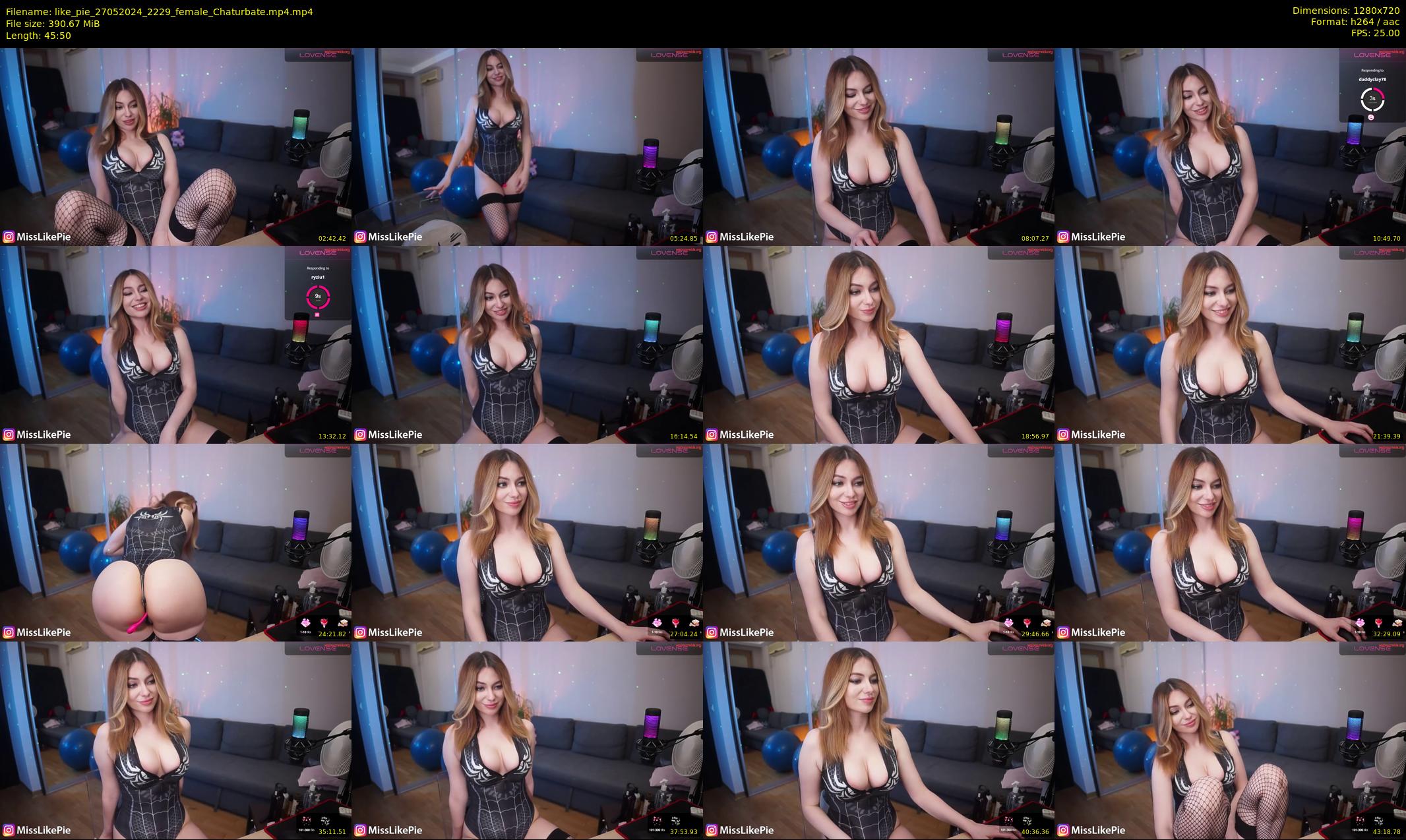 like_pie — 46 minute Chaturbate couple cam show recording, 720p, May 27, 2024