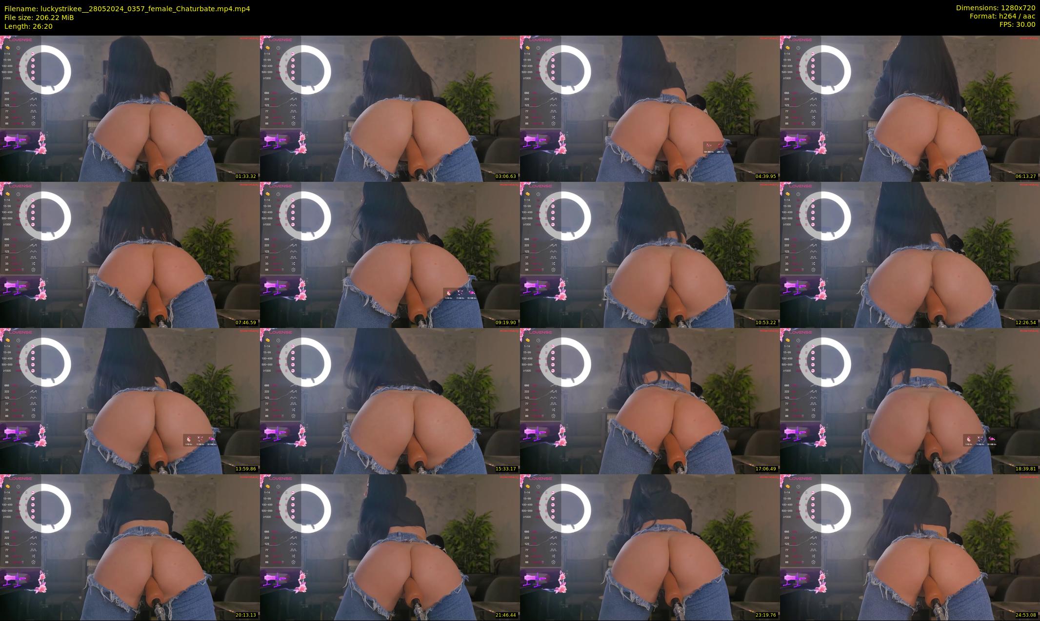 luckystrikee_ — 27 minute Chaturbate female cam show recording, 720p, May 28, 2024