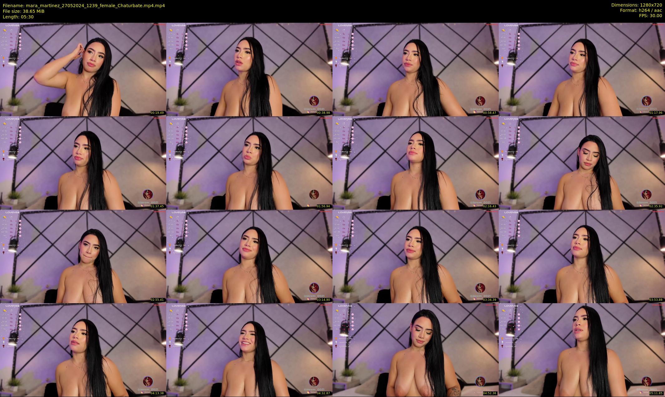 mara_martinez — 6 minute Chaturbate female cam show recording, 720p, May 27, 2024