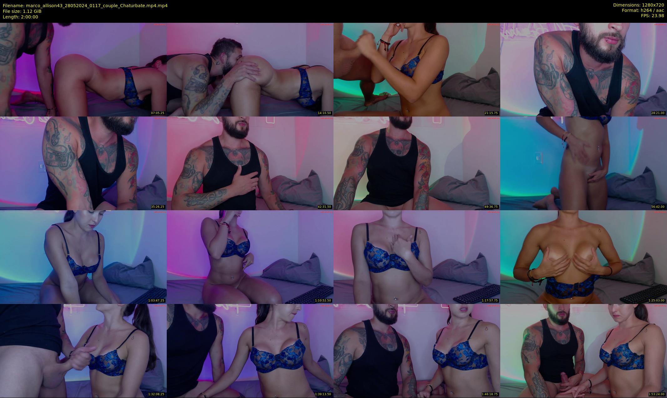 marco_allison43 — 120 minute Chaturbate couple cam show recording, 720p, May 28, 2024