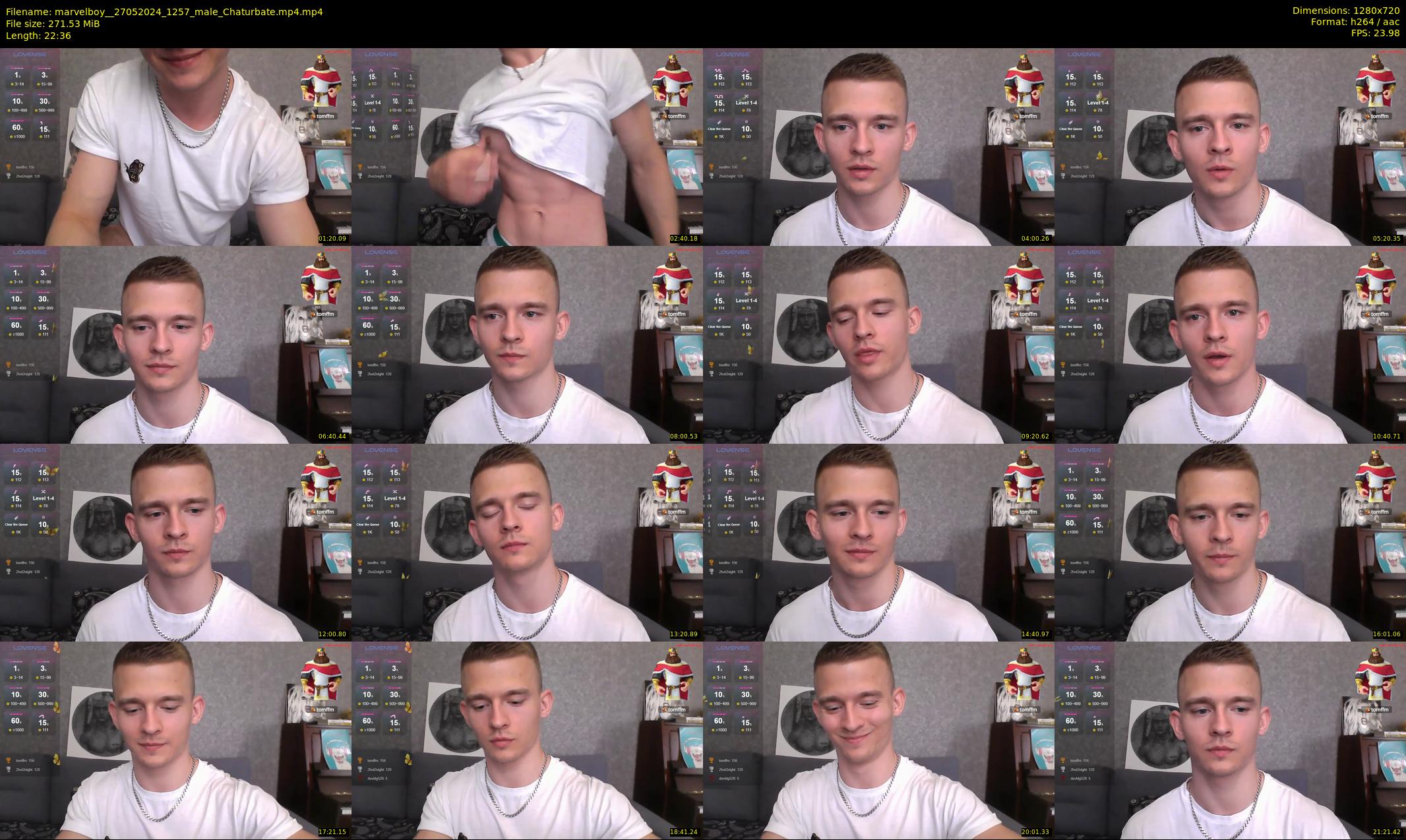 marvelboy_ — 23 minute Chaturbate male cam show recording, 720p, May 27, 2024