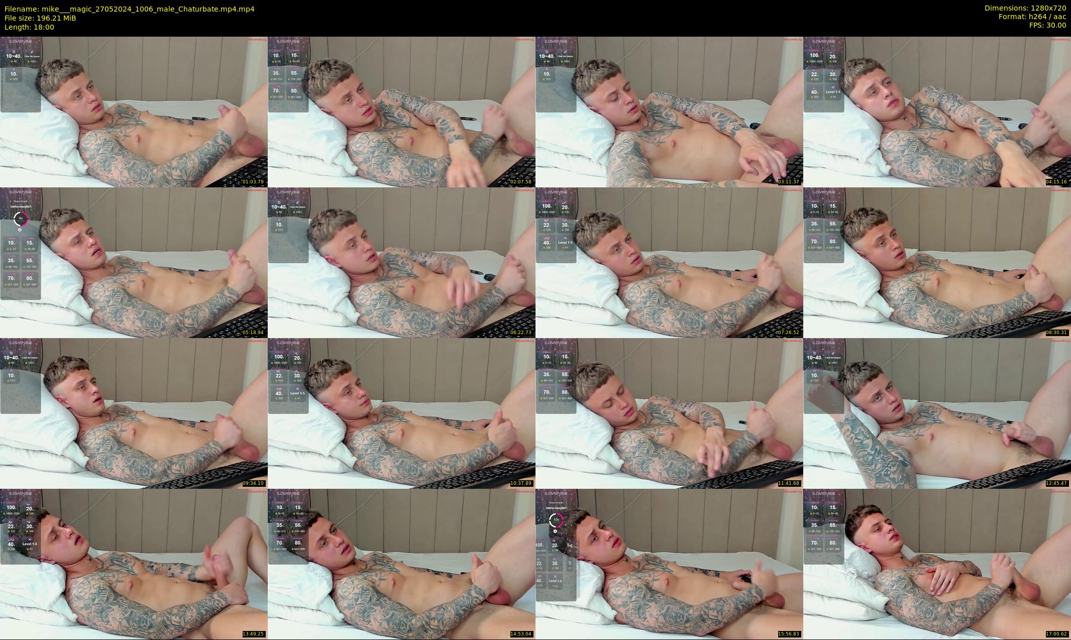 mike___magic — 18 minute Chaturbate male cam show recording, 720p, May 27, 2024