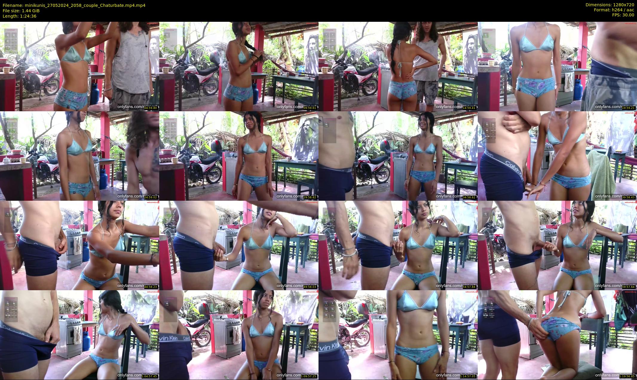 minikunis — 85 minute Chaturbate couple cam show recording, 720p, May 27, 2024