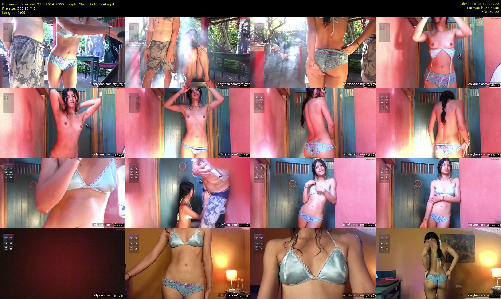 minikunis — 42 minute Chaturbate couple cam show recording, 720p, May 27, 2024