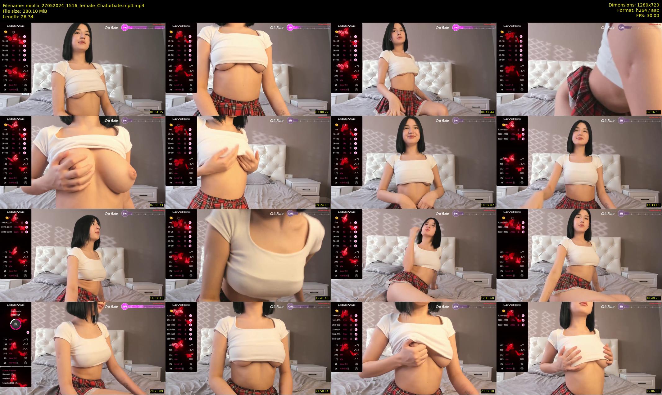 miolia — 27 minute Chaturbate female cam show recording, 720p, May 27, 2024