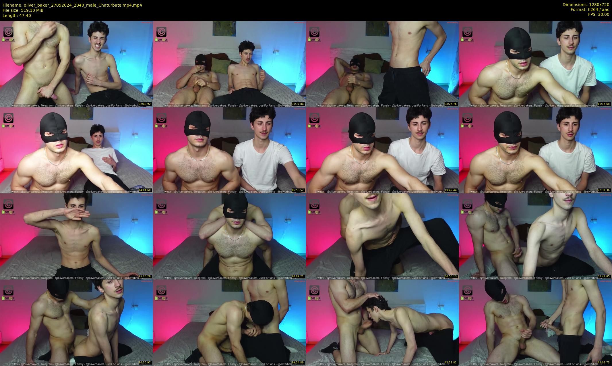 oliver_baker — 48 minute Chaturbate male cam show recording, 720p, May 27, 2024