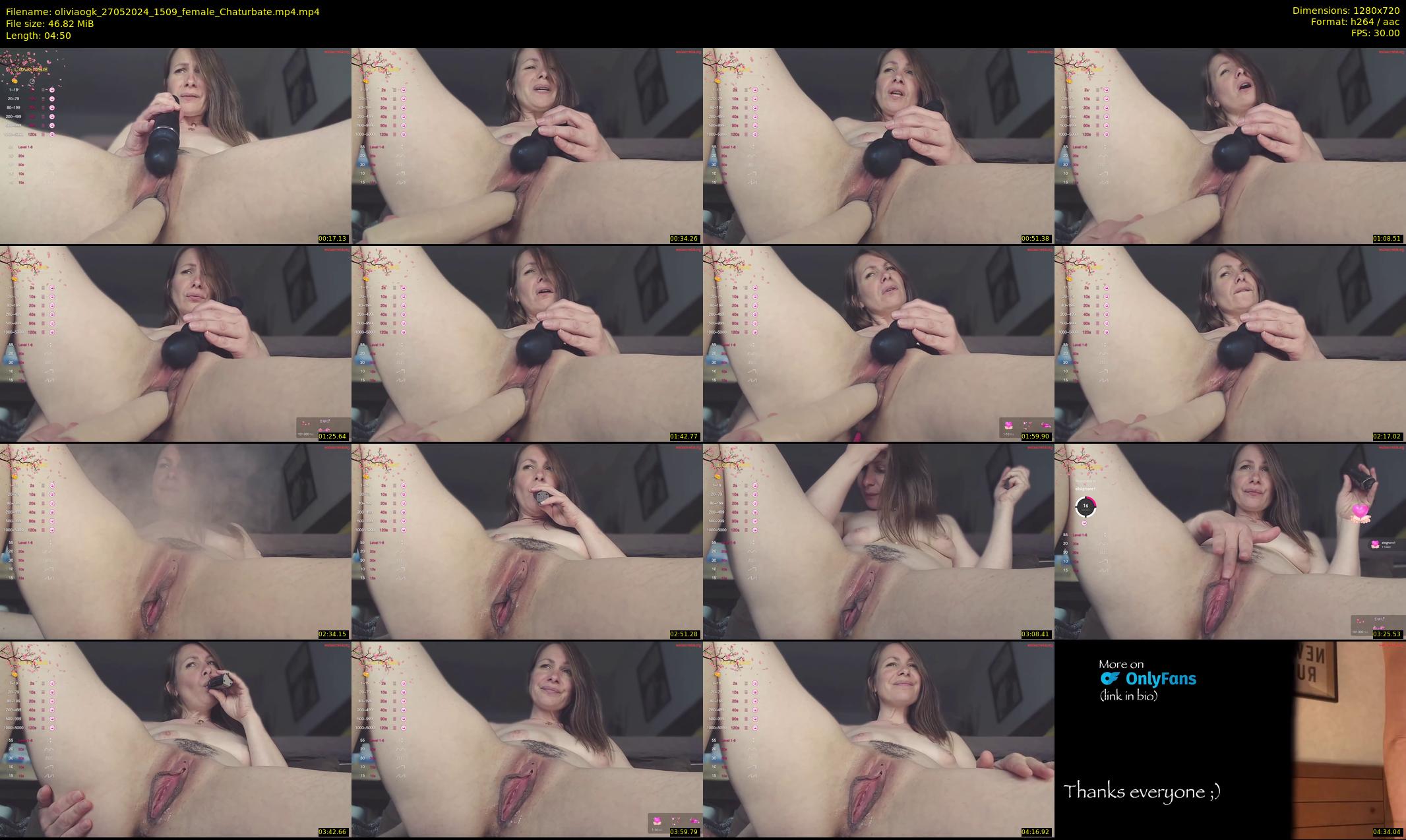 oliviaogk — 5 minute Chaturbate female cam show recording, 720p, May 27, 2024