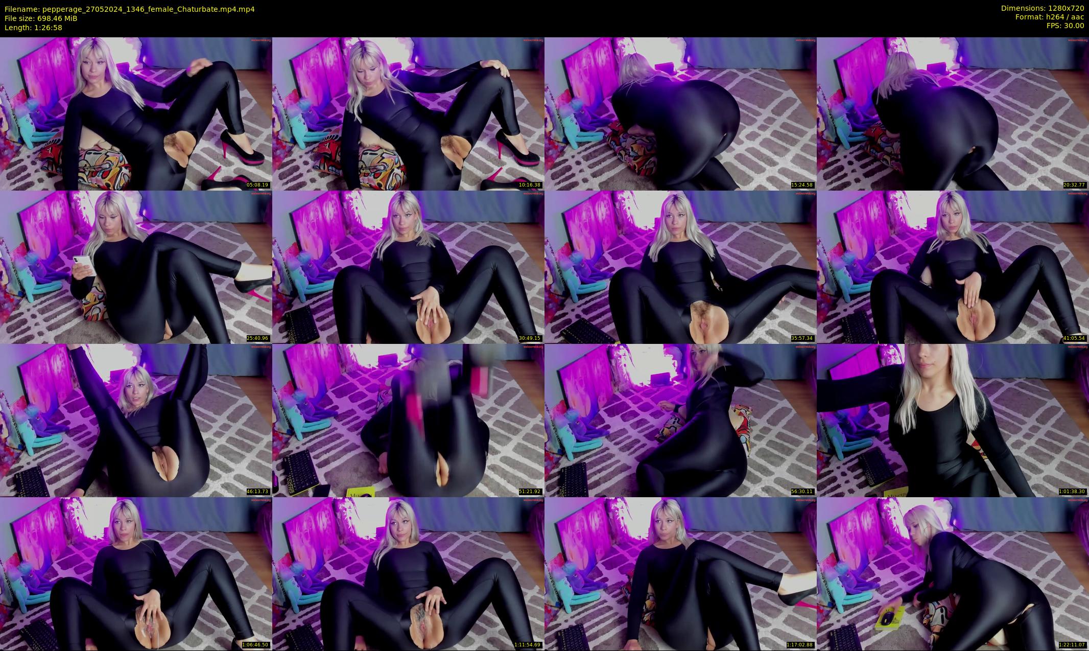 pepperage — 87 minute Chaturbate female cam show recording, 720p, May 27, 2024