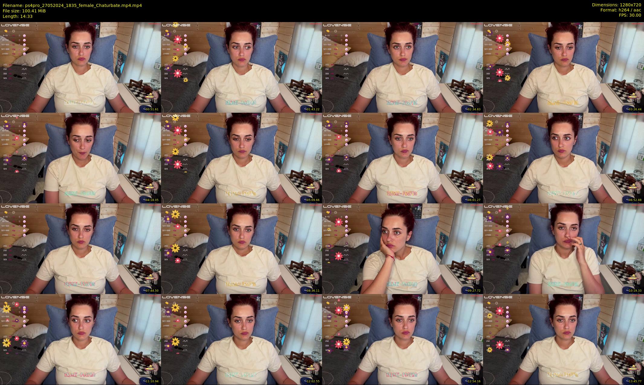 ps4pro — 15 minute Chaturbate female cam show recording, 720p, May 27, 2024