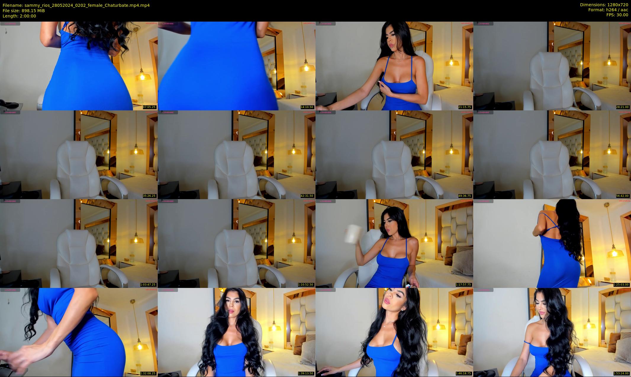 sammy_rios — 120 minute Chaturbate female cam show recording, 720p, May 28, 2024