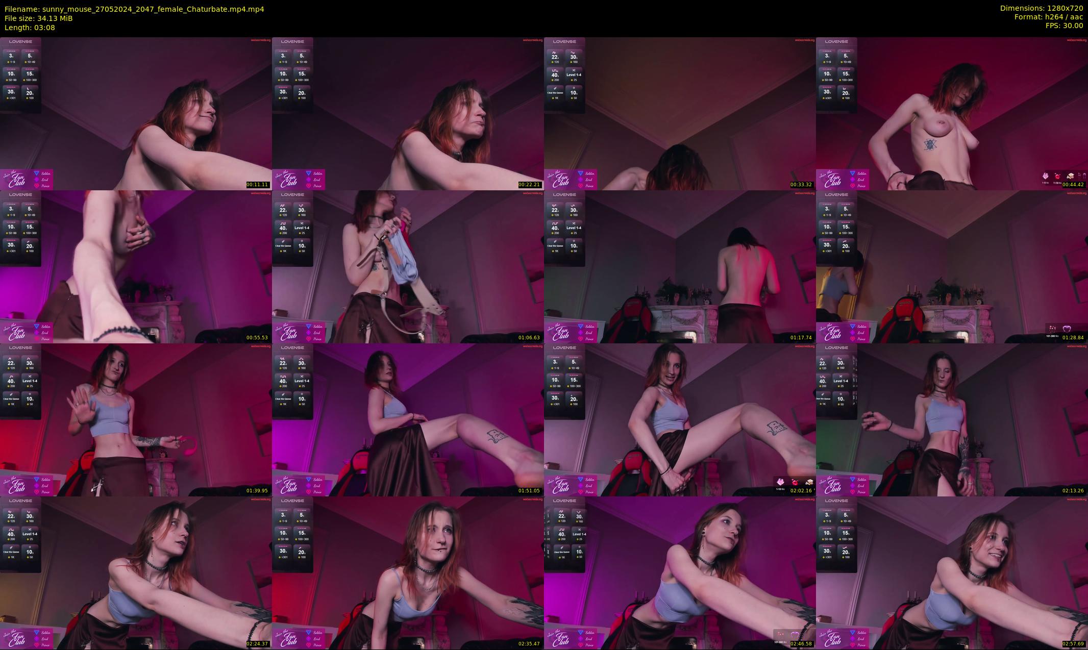 sunny_mouse — 4 minute Chaturbate female cam show recording, 720p, May 27, 2024