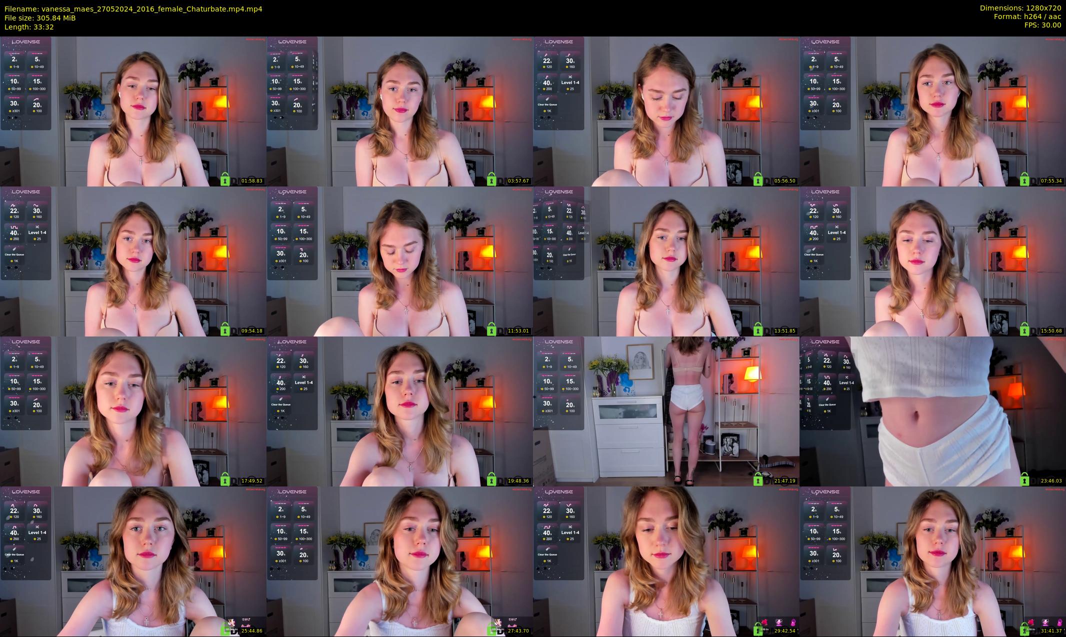 vanessa_maes — 34 minute Chaturbate female cam show recording, 720p, May 27, 2024