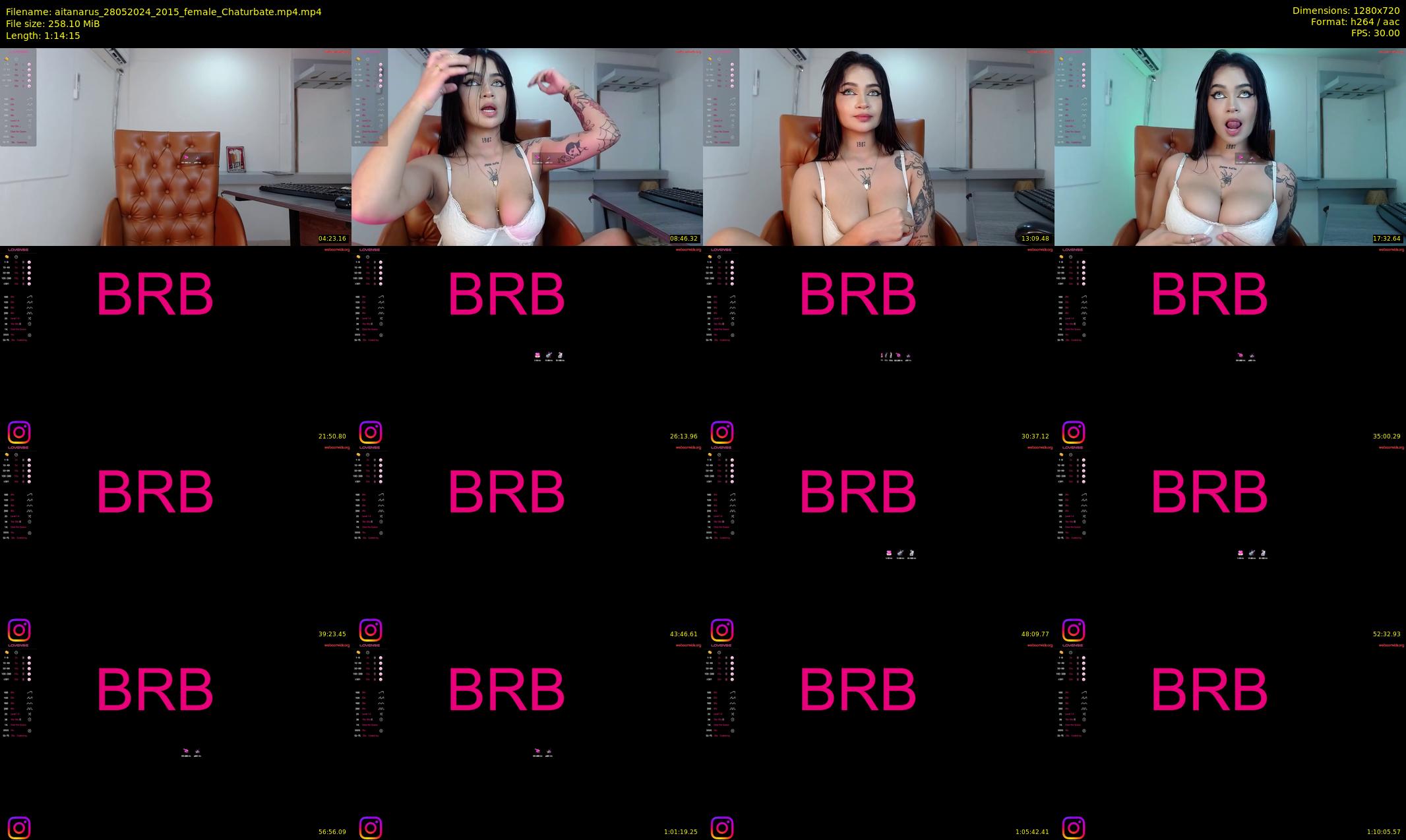 aitanarus — 75 minute Chaturbate female cam show recording, 720p, May 28, 2024