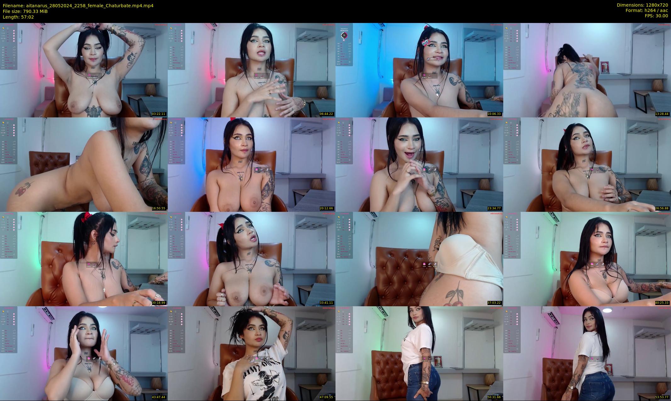 aitanarus — 58 minute Chaturbate female cam show recording, 720p, May 28, 2024