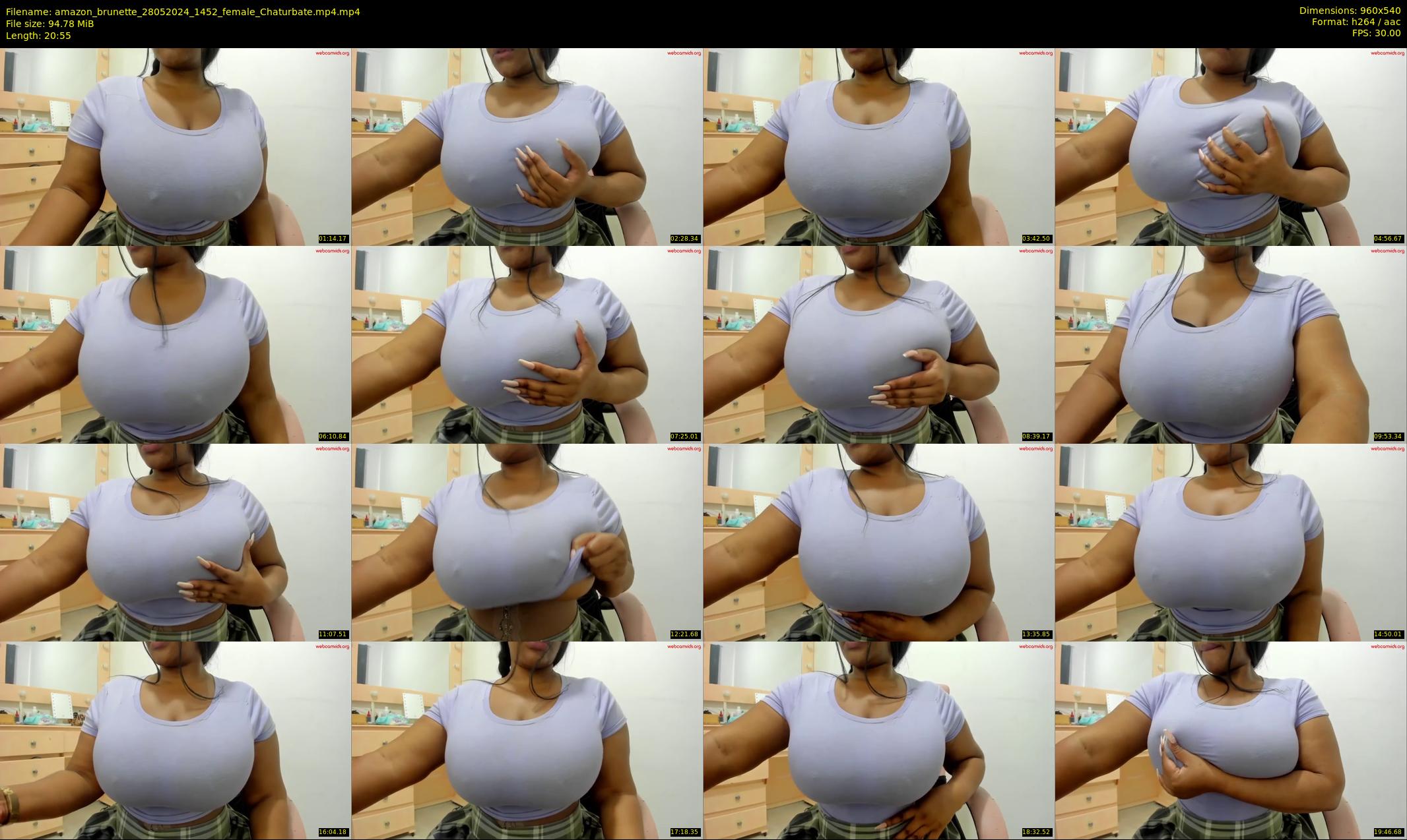amazon_brunette — 21 minute Chaturbate female cam show recording, 480p, May 28, 2024