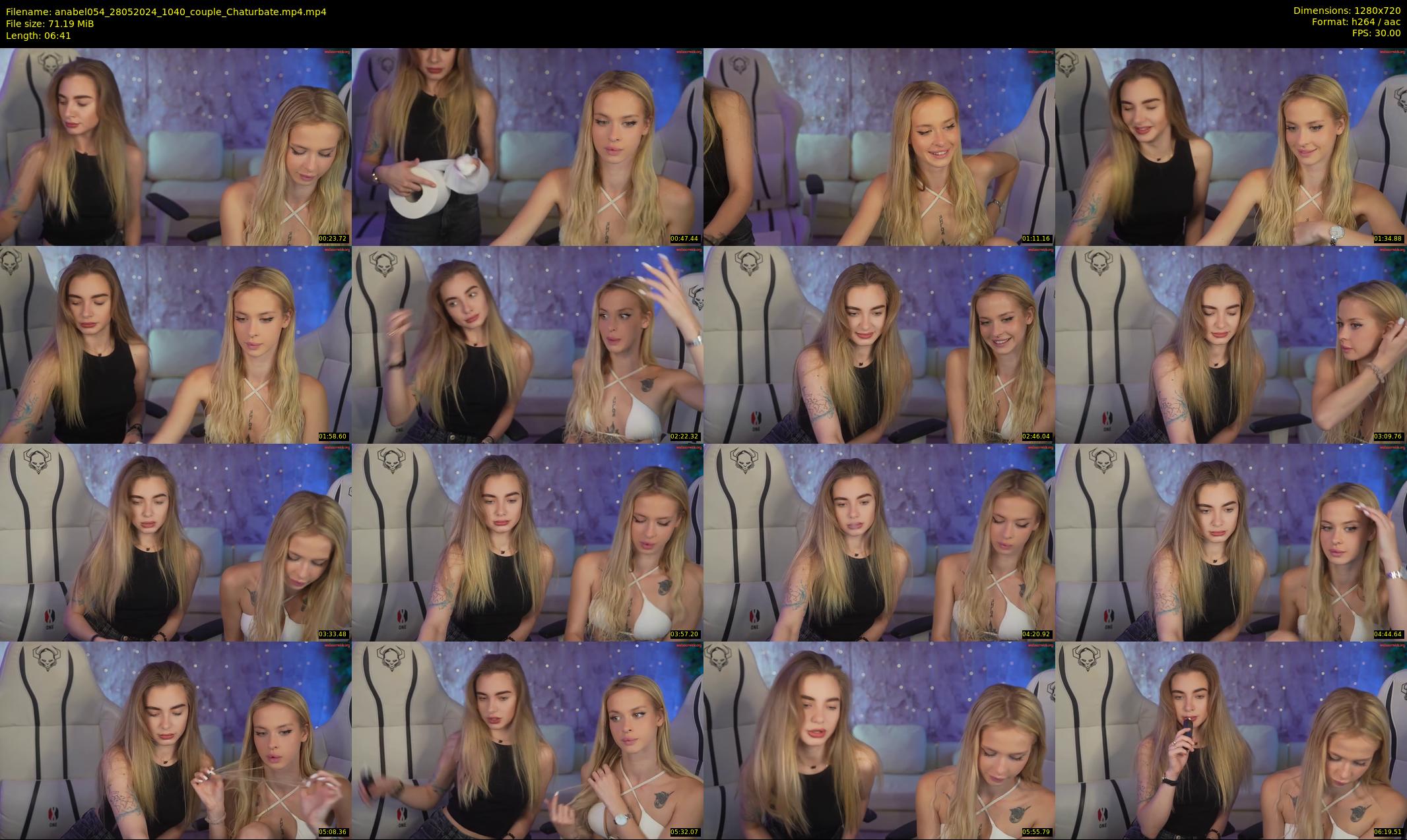 anabel054 — 7 minute Chaturbate female cam show recording, 720p, May 28, 2024