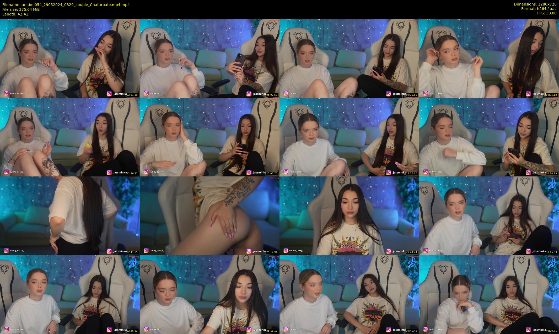 anabel054 — 43 minute Chaturbate female cam show recording, 720p, May 29, 2024