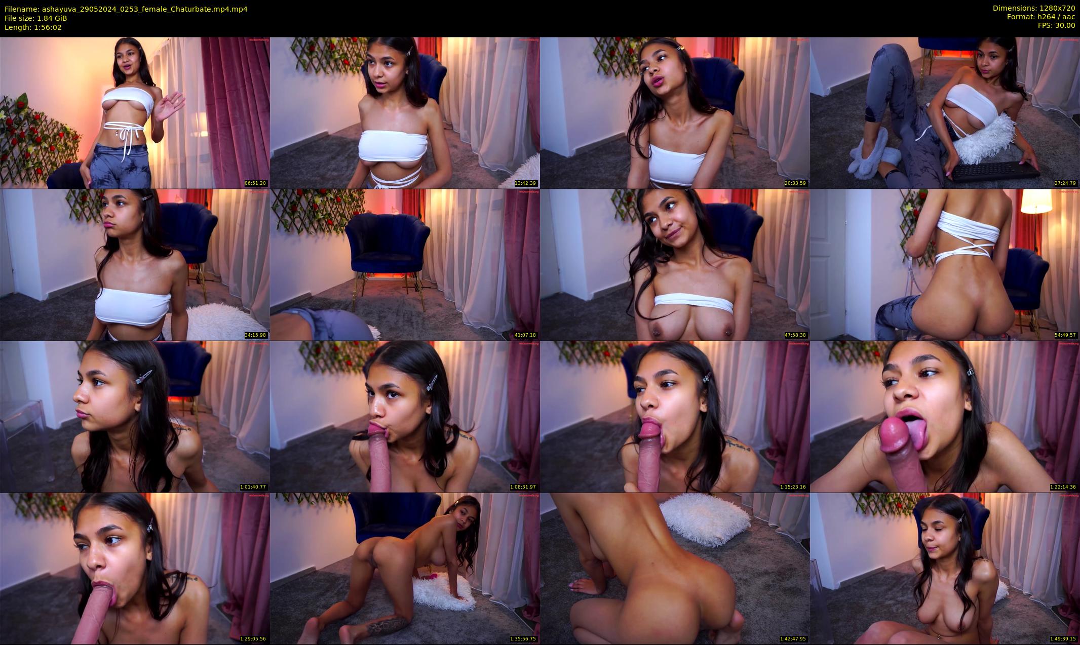 ashayuva — 117 minute Chaturbate female cam show recording, 720p, May 29, 2024