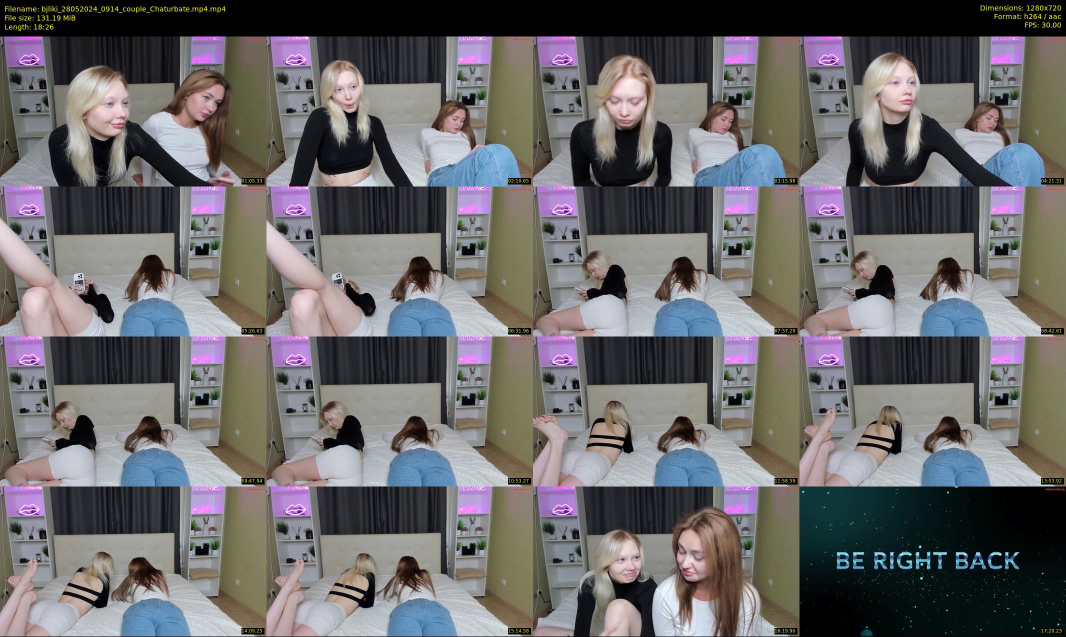 bjliki — 19 minute Chaturbate couple cam show recording, 720p, May 28, 2024